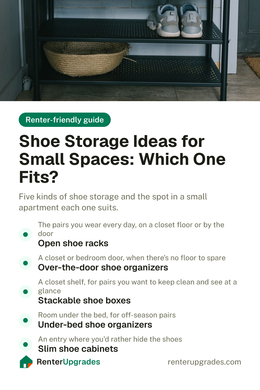 Shoe Storage Ideas for Small Spaces: Which One Fits?